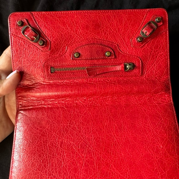 Balenciagia long wallet - LUCKY RED ❤️ - Picture 5 of 7